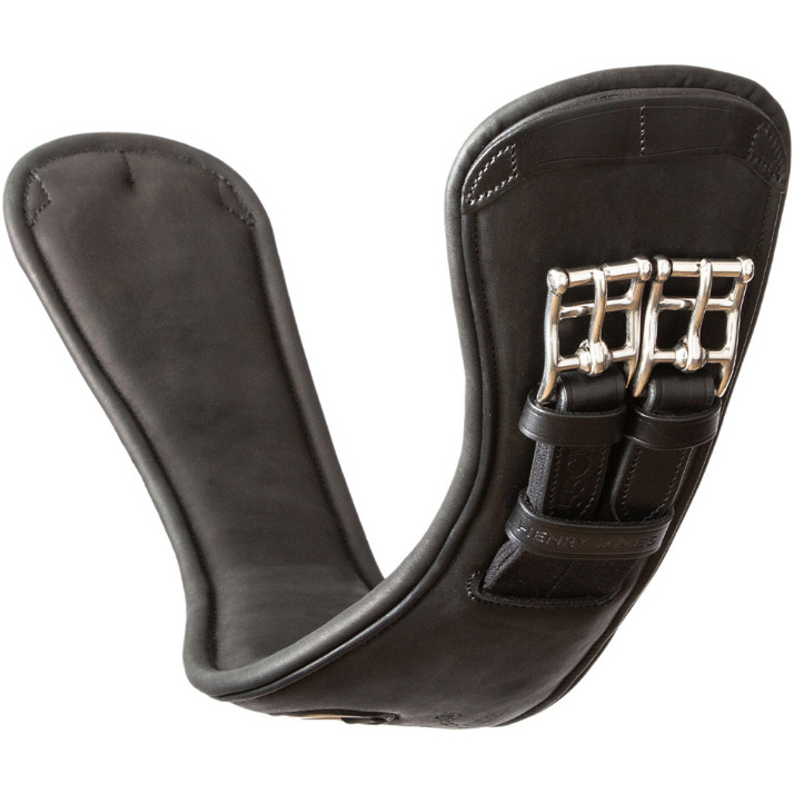 2024 Henry James Saddlery Symmetry Anatomic Short Girth GRTH-01-SHT - Black